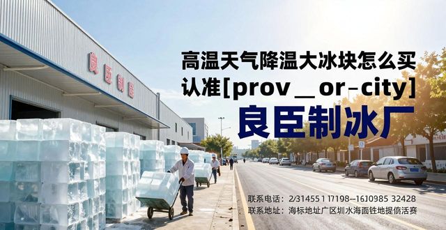 高温天气降温大冰块怎么买 认准金华良臣制冰厂