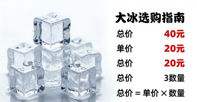大冰块价格到底怎么算？金华冰块选购指南